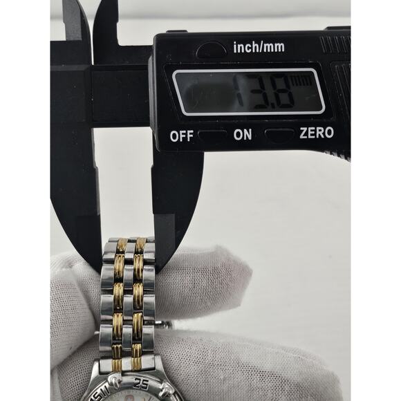 Swiss Military Vintage ’90s Ladies Day Date Quartz Watch New Battery Runs Great - Picture 10 of 11